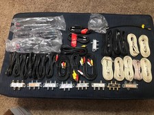Lot of Mixed Cables - Satellite, TV,rca Cables,splitters,phone Cables,s-video