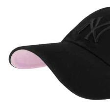 New York Yankees '47 Brand Black/Pink Ballpark Clean Up Dad Hat