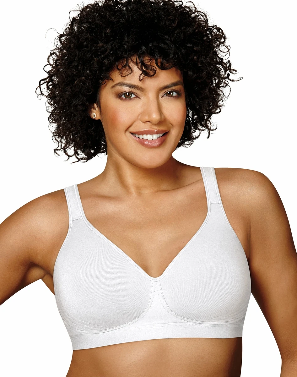 Playtex Wirefree Bra 18Hour 474C Cotton Stretch Ultimate Lift Support  Adjustable