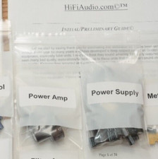 Pioneer SX-1980 Power Supply  Power Amp restoration kit repair capacitor