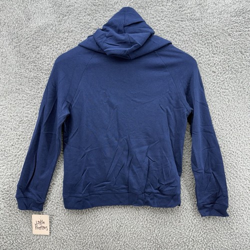 Felpa con cappuccio Little Pretties ragazza taglia L no dramma felpa blu pullover nuova con etichetta - Foto 7 di 7