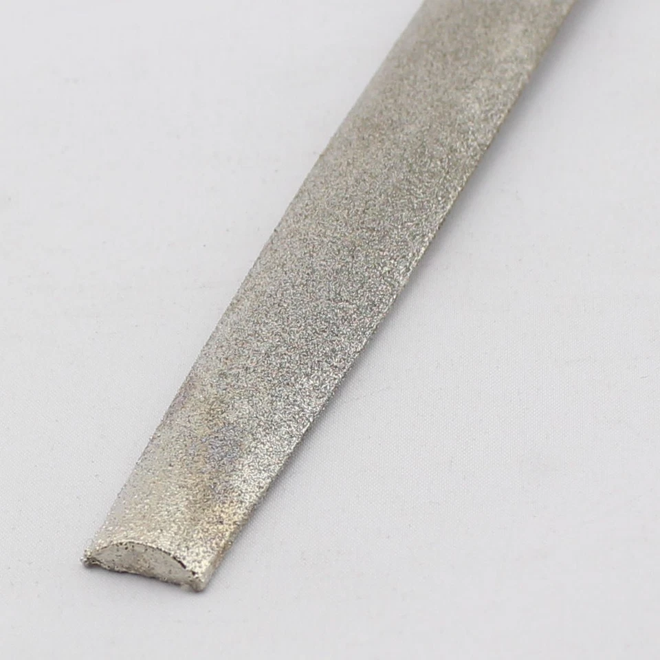 8" inch Diamond Coated HALF ROUND File 200mm Length Grit 120 medium Filing Glass - Image 3 of 4