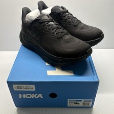 Hoka Arahi 8 Men  s 9.5D Shoes Triple Black Athletic Sneakers 1168690/BBLC