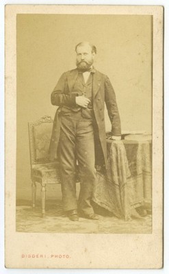 CDV 1862 Disdéri. Der Komponist Charles Gounod.
