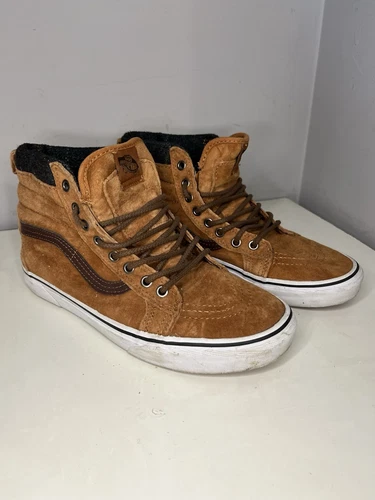 Scarpe da skate Vans Off the Wall Scotchgard 3M in camoscio marrone taglia 7 5 UK