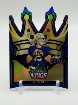 2026 Leaf Metal - CJ Carr /5 “Scoring Kings” - Notre Dame Fighting Irish