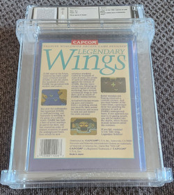 Legendary Wings NES New Sealed Graded 9.4 A+ by WATA