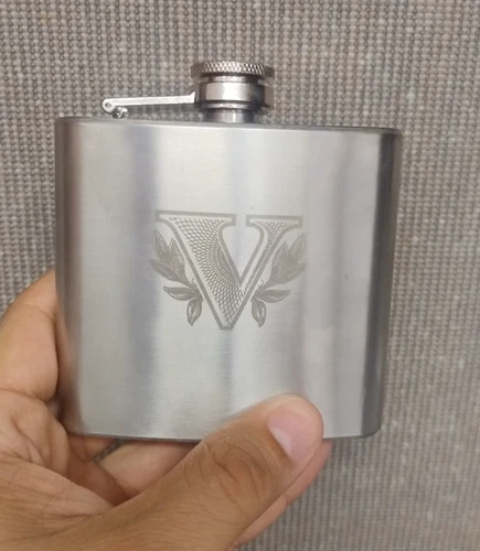 Liquor Pocket Hip Flask Stainless Steel Flagon Grand Theft Auto V GTA promo rare - product listing photo