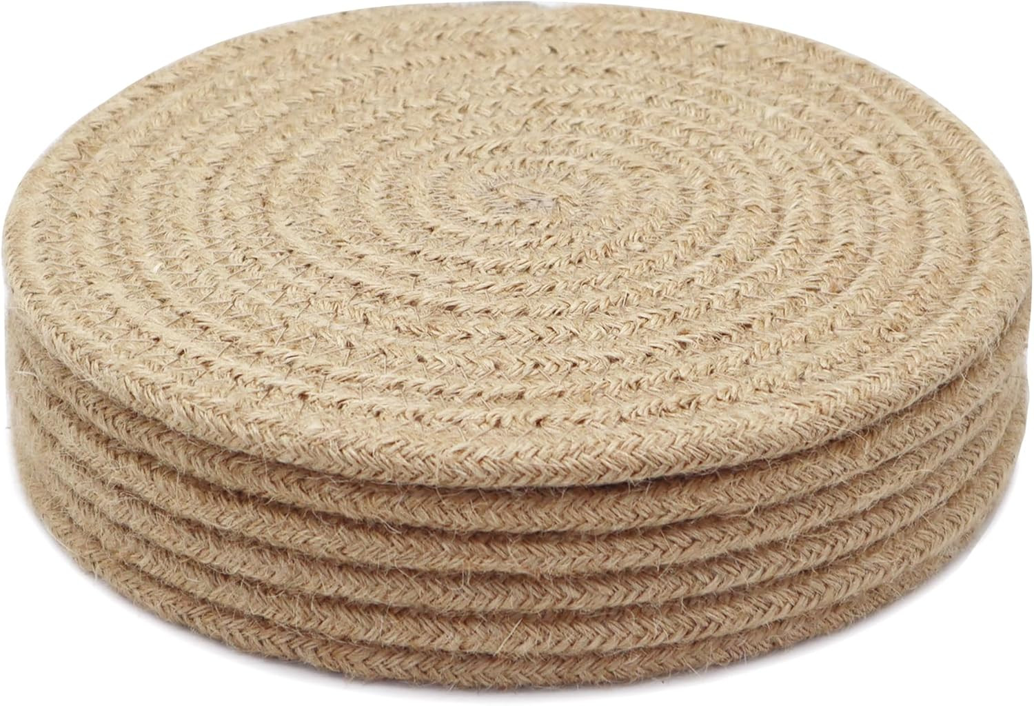 8 Inch Trivets for Hot Dishes, Hot Pots and Pans, Thick Heat Resistant Large Coa