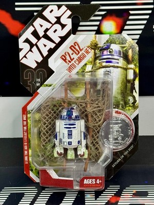 Star Wars 2007 Hasbro 30th Anniversary #46 R2-D2 (with cargo net) Endor MOC