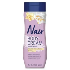 Nair Body Cream Hair Remover, Oat Milk & Vanilla, Body  Women, 7.9 oz