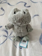 Jellycat Nippit Frog & Dust Bag ~ Green Collectable Soft Toy ~ NIP3F ~ BNWT