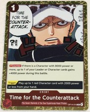 Time for the Counterattack Foil OP14-018 The Azure Sea's Seven One PieceGOLDFOIL