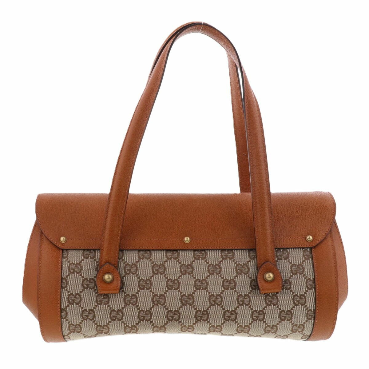 Gucci Bamboo Mini Boston Bag GG Canvas 114993  Beige Brown Leather Women's Japan thumbnail 16