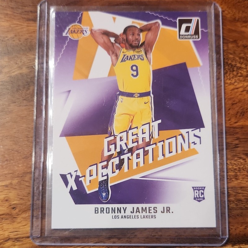 Panini Donruss 2024-25 Bronny James Great X-Pectations Rookie Insert #14
