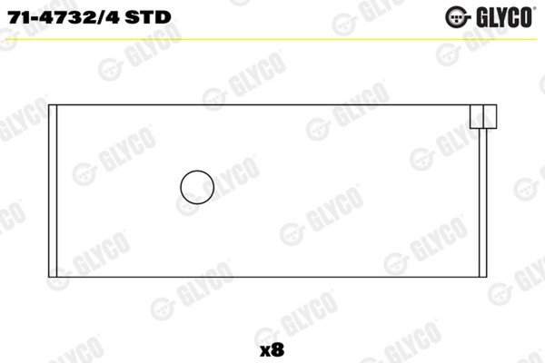 Glyco Pleuellager 71-4732/4 Std J20A J18A FüR Td Baleno Jt Eg Vitara Suzuki Te 2-image