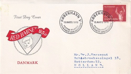 SA25d Denmark 1970 Road Safety, FDC