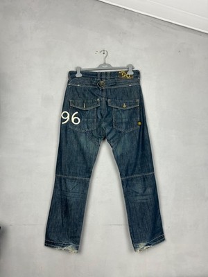 G-Star Raw Elwood 96 Jeans Distressed Denim Workwear Style