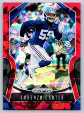 2019 Panini Prizm #48 Lorenzo Carter Red Ice