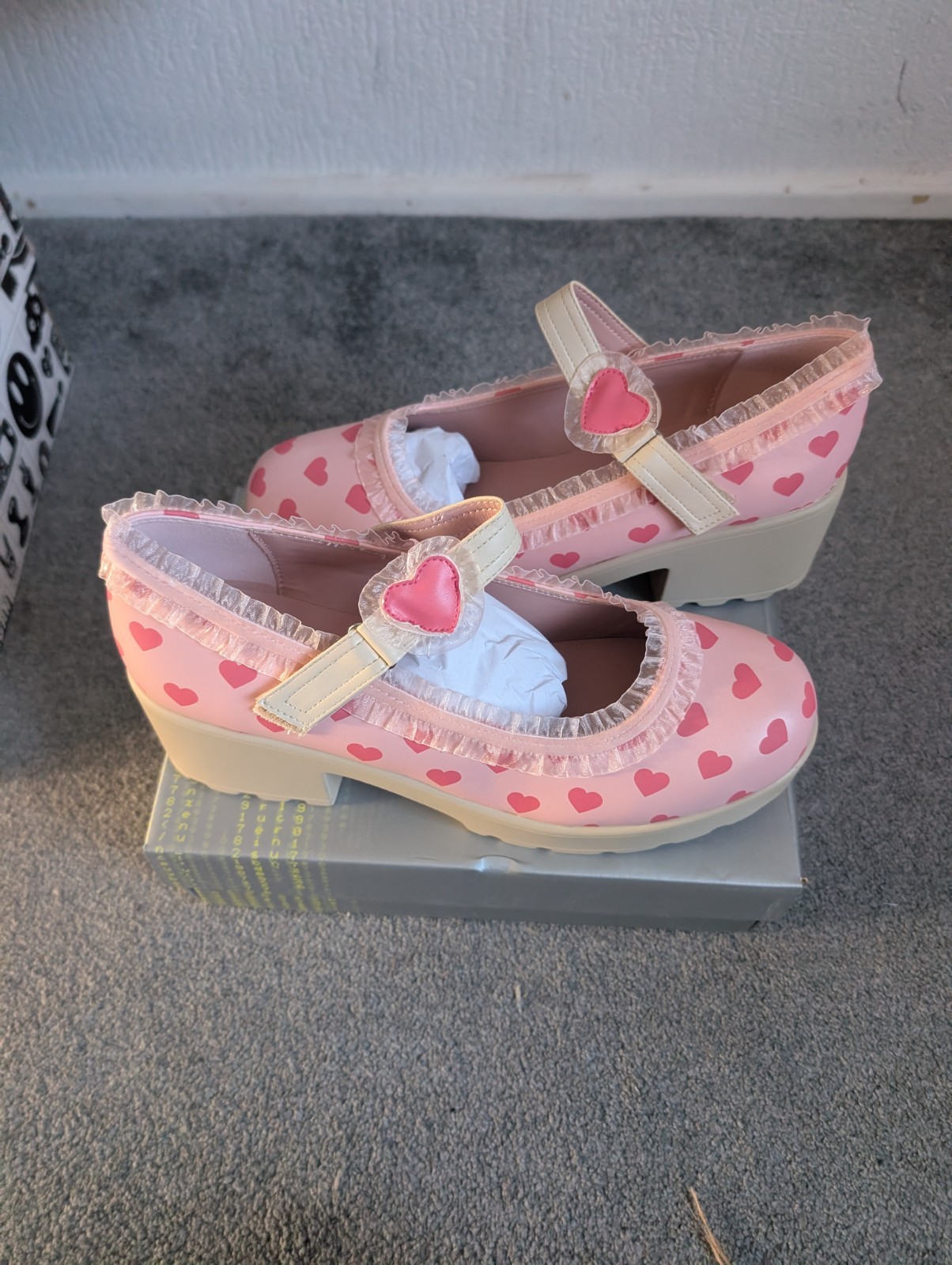 NEW RARE Melanie Martinez Koi Sweetheart Tira Mary Jane Shoes Size UK 10 ltd ed image 5