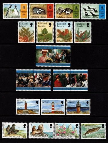 FALKLAND ISLANDS  1997   COMMEMORATIVES  COMPLETE YEAR SET  5 SETS + 3  M/S  MNH