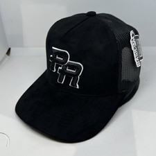 PUERTO RICO BASEBALL PR 3-D EMBROIDERED PATCH SNAPBACK SUEDED TRUCKER HAT