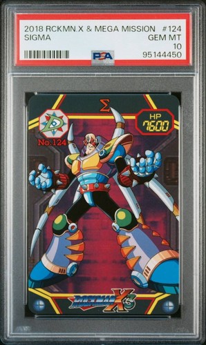 Psa10 No.124 Sigma X3 Mega Man X Carddass Bandai Authenticated Product