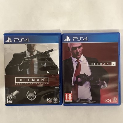 Hitman: Definitive Edition and Hitman 2 - Sony PlayStation 4 Complete CIB Tested