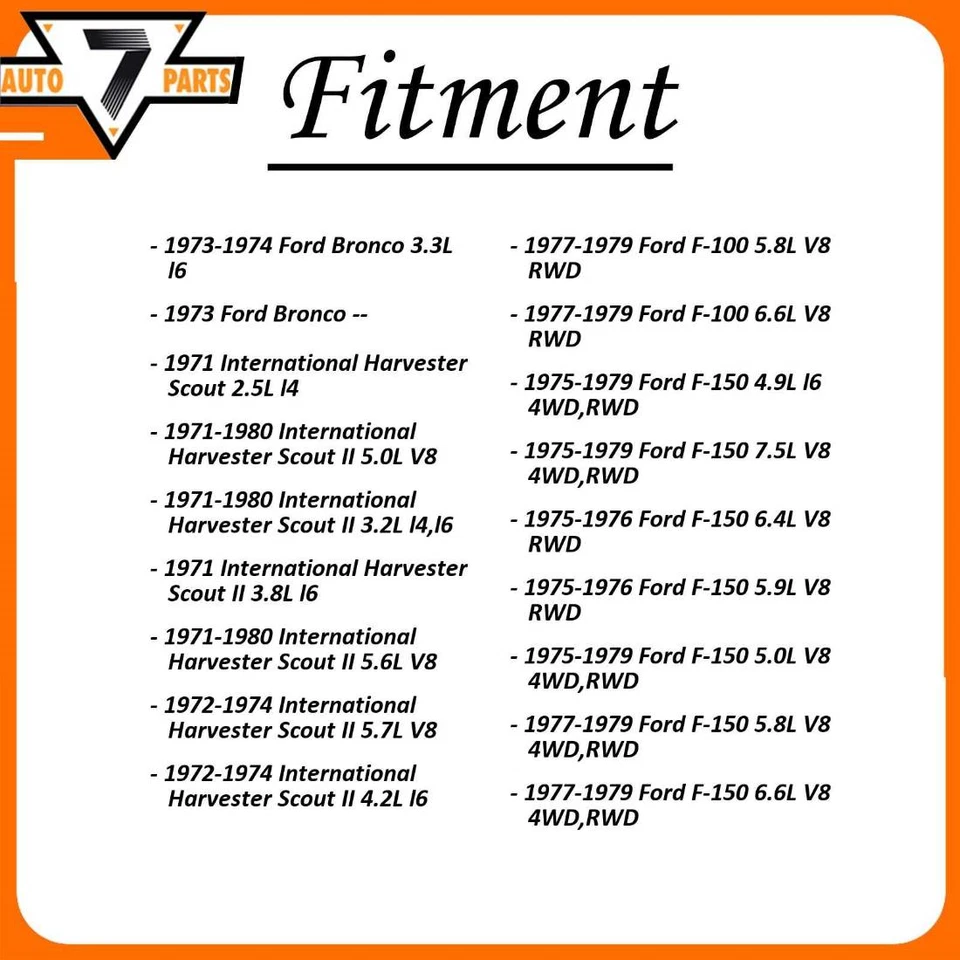 Amortiguadores delanteros Rancho para Ford Bronco 1966 1967 1968 1969 1970 1971 1972 1973 Foto 3 de 4