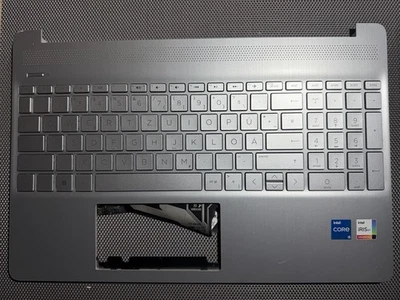 HP Pavilion 15s-fq5356ng Palmrest Handballenauflage Gehäuse Tastatur DE (N) 1 - Bild 1 von 4