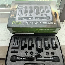 New Complete Drum Microphone Kit PGA Drumkit7 free shipping