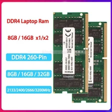 8GB 16/32GB 2133 2400 2666 3200 MHz DDR4 SO-DIMM Laptop Ram 260-pin For Nptebook