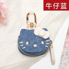 Cute Kitty Keychain Anime Style Leather Bag Charm Keyring Gift