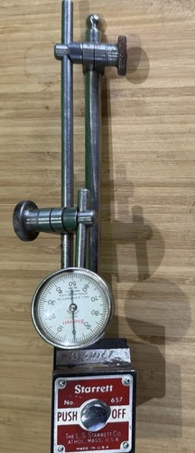 Starrett 196 Dial Test Indicator Kit, /w 657 mag base