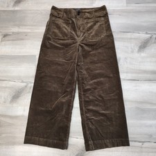 Maeve Anthropologie Women's The Colette Corduroy Wide Leg Pants Green 32