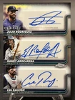 /25 RODRIGUEZ AROZARENA RALEIGH 2025 TOPPS CHROME UPDATE #TA-RAR TRIPLE AUTO SEA