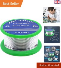 0.8mm Lead-Free Solder Wire with Rosin Core - 20g for Safe Electronics Repair