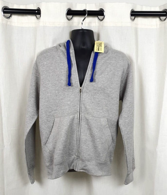 True Wisdom Hoodie grau Full Zip Größe M CR057 II 06
