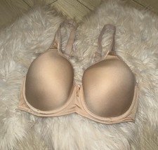 Wacoal 853192 Basic Beauty Contour T Shirt Bra Underwire Womens 32DD Beige