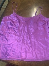 Vintage NWT Victoria  s Secret 100 Silk Plum Camisole Y2K Tank Cami Top