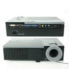 Lot 2 Dell 1209S Projector 2,500 ANSI Lumens 800x600 Resolution 347 Lamp Hours