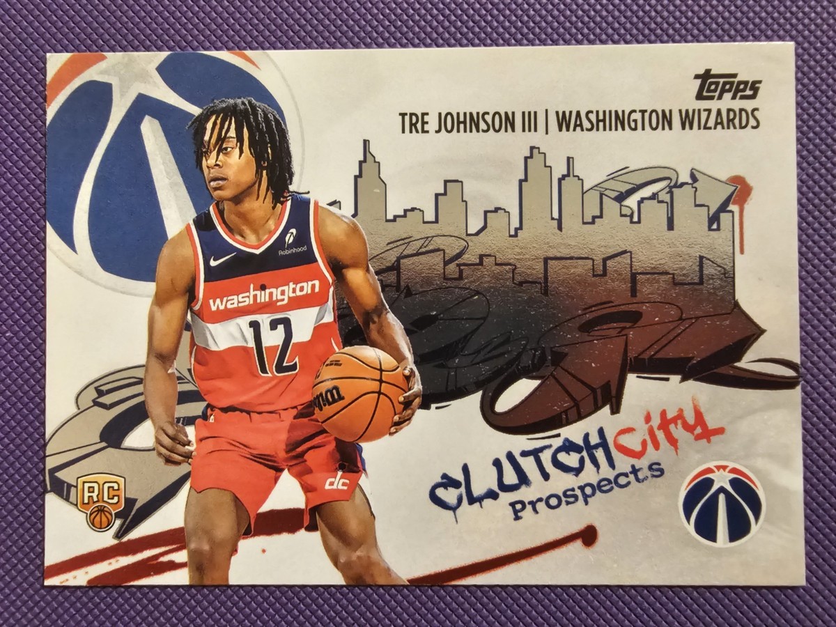 Tre Johnson III 2025-26 Topps Clutch City Prospects Rookie CC-6