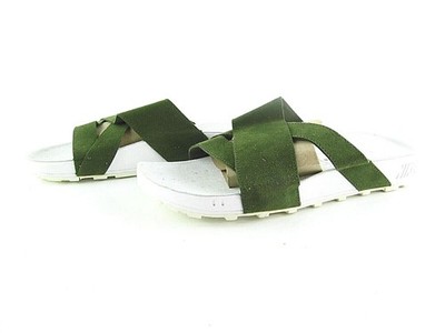 Nike Taupo Leather Slide Sandals Slipper 849756 310 Green US_9 UK_8 Eur_42.5