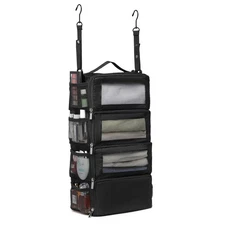 Suitcase Organizer Travel Bags Organizer for Luggage Compression Hanging Pack...