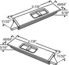 798-58 Vinyl Window Tilt Latch Pair