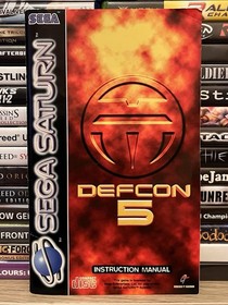 Defcon 5 Sega Saturn | English Version + Manual