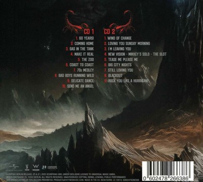 SCORPIONS COMING HOME LIVE [DELUXE 2 CD] NEW CD