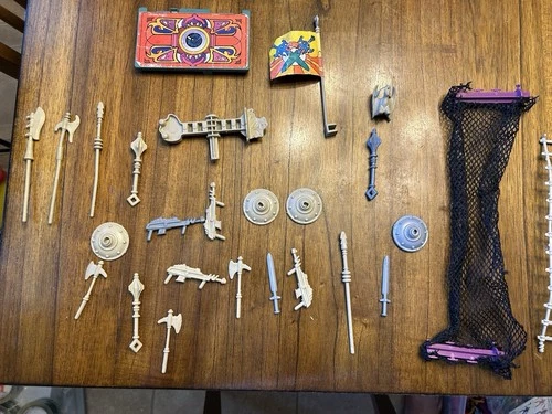 Vintage MOTU Parts For Castle Grayskull  and Snake mountain