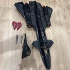 Vintage 1986 GI Joe Cobra Night Raven Black Jet Plane Incomplete! FOR PARTS