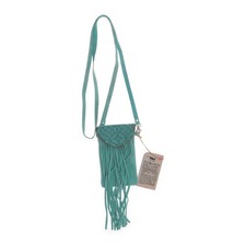Taj Wood & Scherer, Handytasche, Unisex (Erwachsene), Leder, Türkis, 9, 1 #d7g